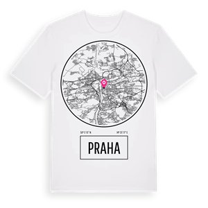 Praha t-shirt – ekologisk bomull t-shirt från Pinshirt