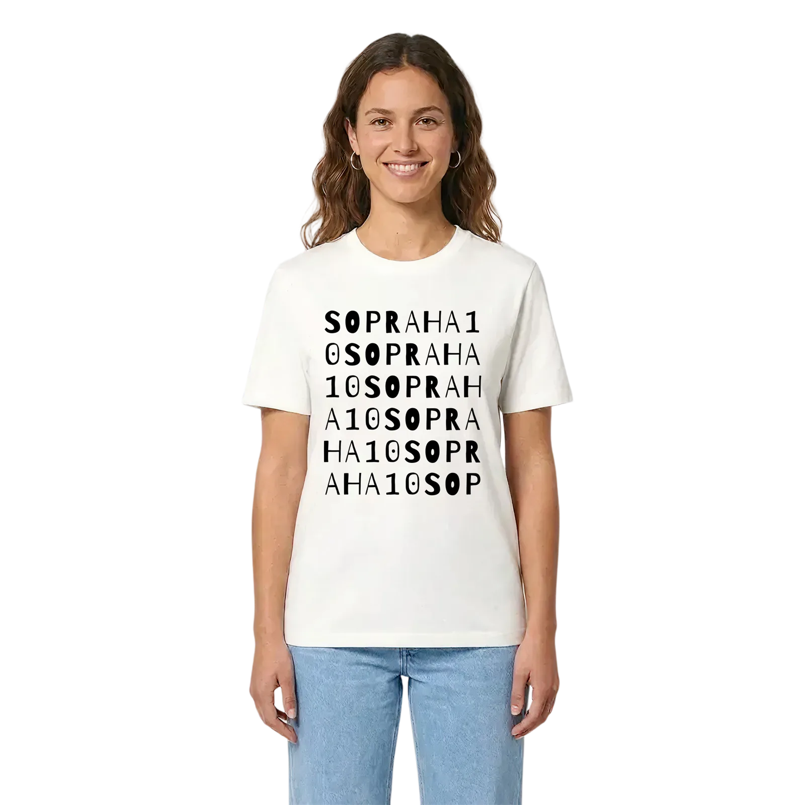SO Praha 10 ordlek t-shirt – White, i miljö