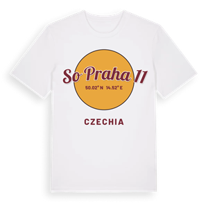 SO Praha 11 cirkel t-shirt – ekologisk bomull t-shirt från Pinshirt