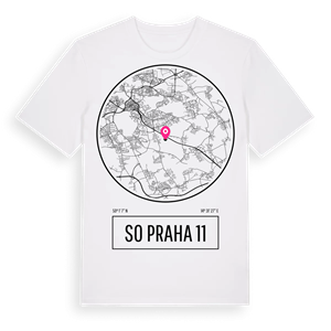 SO Praha 11 t-shirt – ekologisk bomull t-shirt från Pinshirt