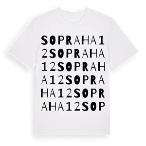 SO Praha 12 ordlek t-shirt – ekologisk bomull t-shirt från Pinshirt