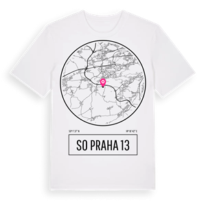 SO Praha 13 t-shirt – ekologisk bomull t-shirt från Pinshirt