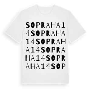 SO Praha 14 ordlek t-shirt – ekologisk bomull t-shirt från Pinshirt