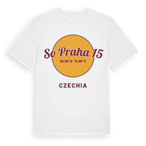 SO Praha 15 cirkel t-shirt – ekologisk bomull t-shirt från Pinshirt