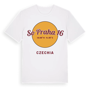 SO Praha 16 cirkel t-shirt – ekologisk bomull t-shirt från Pinshirt