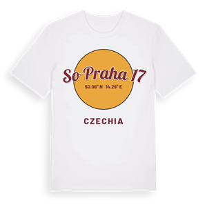 SO Praha 17 cirkel t-shirt – ekologisk bomull t-shirt från Pinshirt