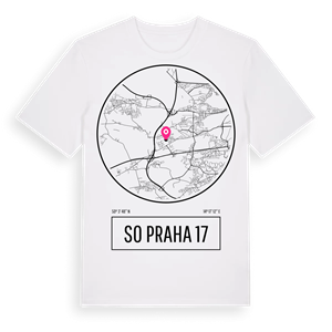 SO Praha 17 t-shirt – ekologisk bomull t-shirt från Pinshirt