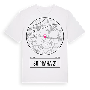 SO Praha 21 t-shirt – ekologisk bomull t-shirt från Pinshirt