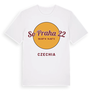 SO Praha 22 cirkel t-shirt – ekologisk bomull t-shirt från Pinshirt