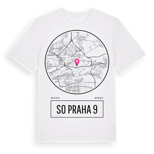 SO Praha 9 t-shirt – ekologisk bomull t-shirt från Pinshirt