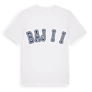 Bajčići college t-shirt – ekologisk bomull t-shirt från Pinshirt