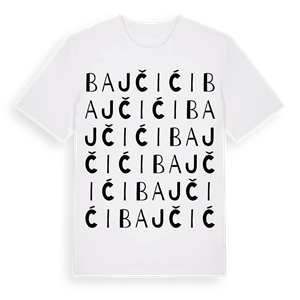 Bajčići ordlek t-shirt – ekologisk bomull t-shirt från Pinshirt