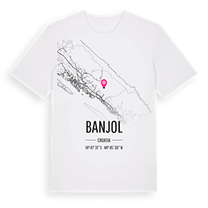 Banjol karta t-shirt – ekologisk bomull t-shirt från Pinshirt
