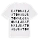 Batomalj ordlek t-shirt