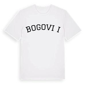 Bogovići böjd t-shirt – ekologisk bomull t-shirt från Pinshirt