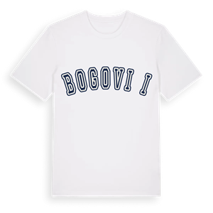 Bogovići college t-shirt – ekologisk bomull t-shirt från Pinshirt