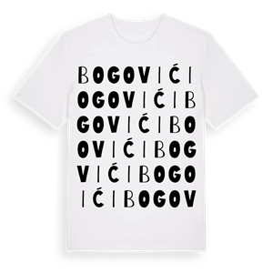 Bogovići ordlek t-shirt – ekologisk bomull t-shirt från Pinshirt