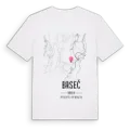 Brseč karta t-shirt