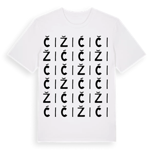 Čižići ordlek t-shirt – ekologisk bomull t-shirt från Pinshirt