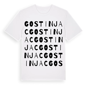 Gostinjac ordlek t-shirt – ekologisk bomull t-shirt från Pinshirt