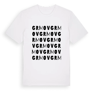 Grmov ordlek t-shirt – ekologisk bomull t-shirt från Pinshirt