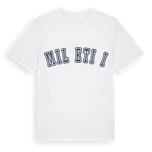 Milčetići college t-shirt – ekologisk bomull t-shirt från Pinshirt