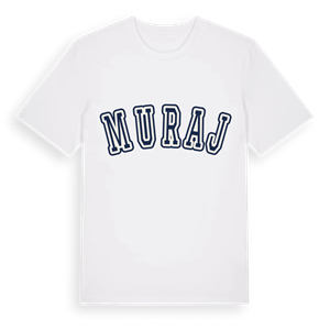 Muraj college t-shirt – ekologisk bomull t-shirt från Pinshirt