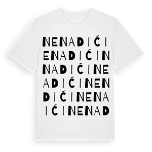 Nenadići ordlek t-shirt – ekologisk bomull t-shirt från Pinshirt