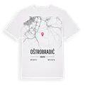 Oštrobradić karta t-shirt