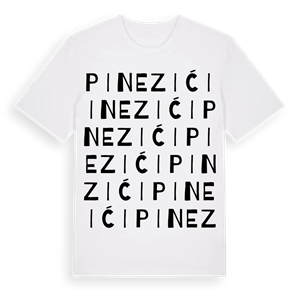 Pinezići ordlek t-shirt – ekologisk bomull t-shirt från Pinshirt