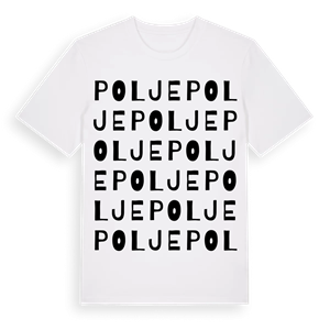 Polje ordlek t-shirt – ekologisk bomull t-shirt från Pinshirt
