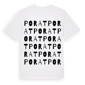Porat ordlek t-shirt – ekologisk bomull t-shirt från Pinshirt