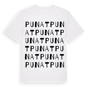 Punat ordlek t-shirt – ekologisk bomull t-shirt från Pinshirt
