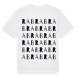 Rab ordlek t-shirt – ekologisk bomull t-shirt från Pinshirt
