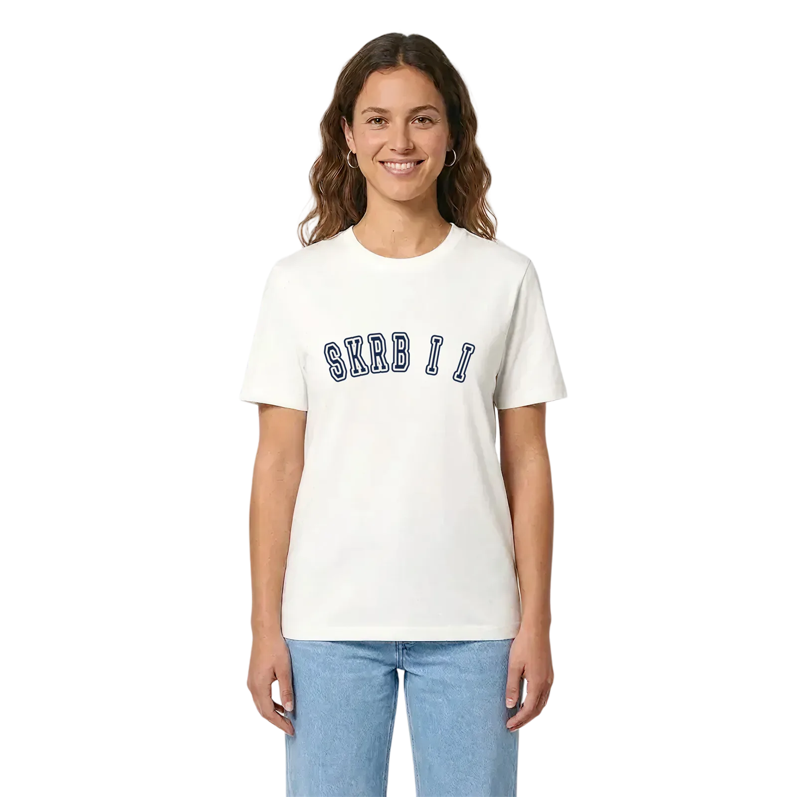Skrbčići college t-shirt – White, i miljö