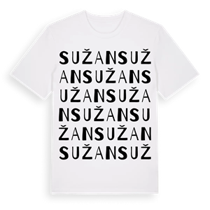 Sužan ordlek t-shirt – ekologisk bomull t-shirt från Pinshirt