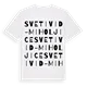Sveti Vid-Miholjice ordlek t-shirt
