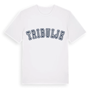 Tribulje college t-shirt – ekologisk bomull t-shirt från Pinshirt