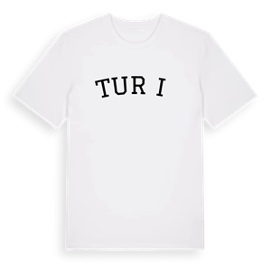 Turčić böjd t-shirt – ekologisk bomull t-shirt från Pinshirt