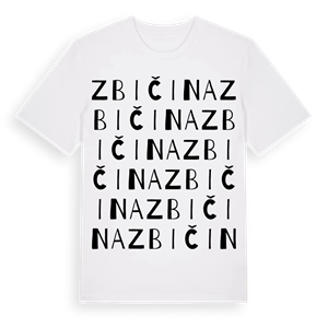 Zbičina ordlek t-shirt – ekologisk bomull t-shirt från Pinshirt