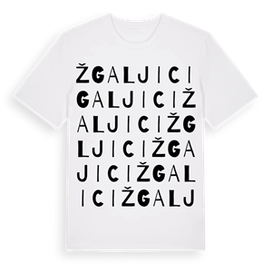 Žgaljici ordlek t-shirt – ekologisk bomull t-shirt från Pinshirt
