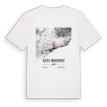 Alpes-Maritimes karta t-shirt