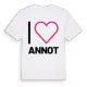 Jag älskar Annot t-shirt stort tryck