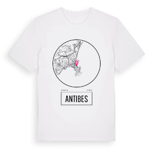 Antibes t-shirt – ekologisk bomull t-shirt från Pinshirt