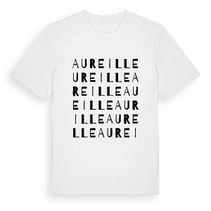 Aureille ordlek t-shirt – ekologisk bomull t-shirt från Pinshirt