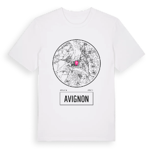 Avignon t-shirt – ekologisk bomull t-shirt från Pinshirt