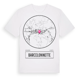 Barcelonnette t-shirt – ekologisk bomull t-shirt från Pinshirt