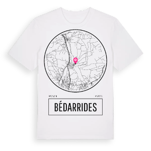 Bédarrides t-shirt – ekologisk bomull t-shirt från Pinshirt