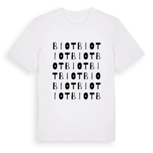 Biot ordlek t-shirt – ekologisk bomull t-shirt från Pinshirt