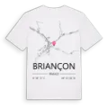 Briançon karta t-shirt